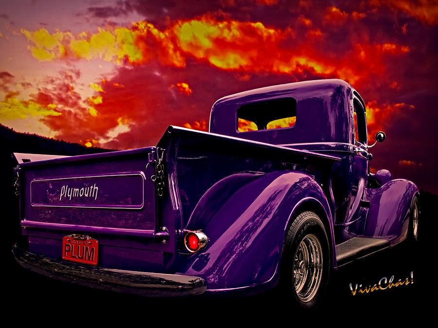 Plymouth Pickup Plum MoPar Photograph by Chas Sinklier