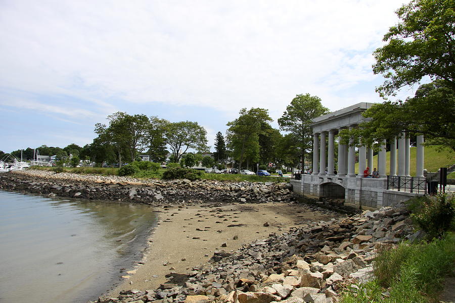 Plymouth Photograph - Plymouth Rock Monument by Christiane Schulze Art And Photography Plymouth Photograph - Plymouth Rock Monument by Christiane Schulze Art And Photography