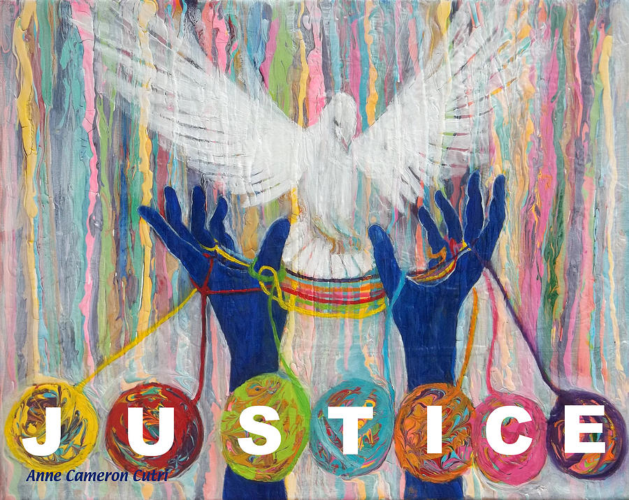 Pms 20 Justice Painting by Anne Cameron Cutri