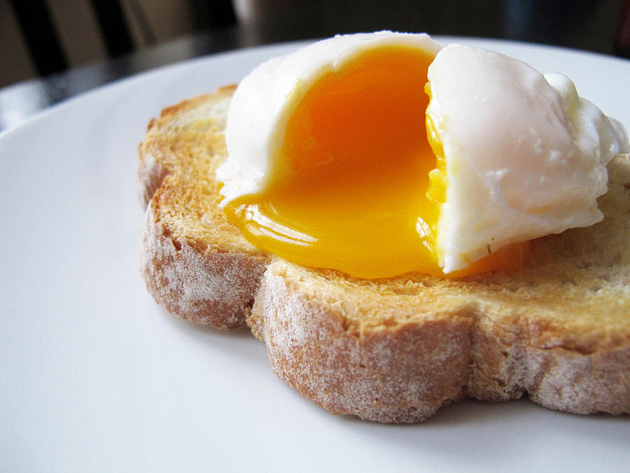 Poached Egg on Toast Photograph by Jody Louie took this picture