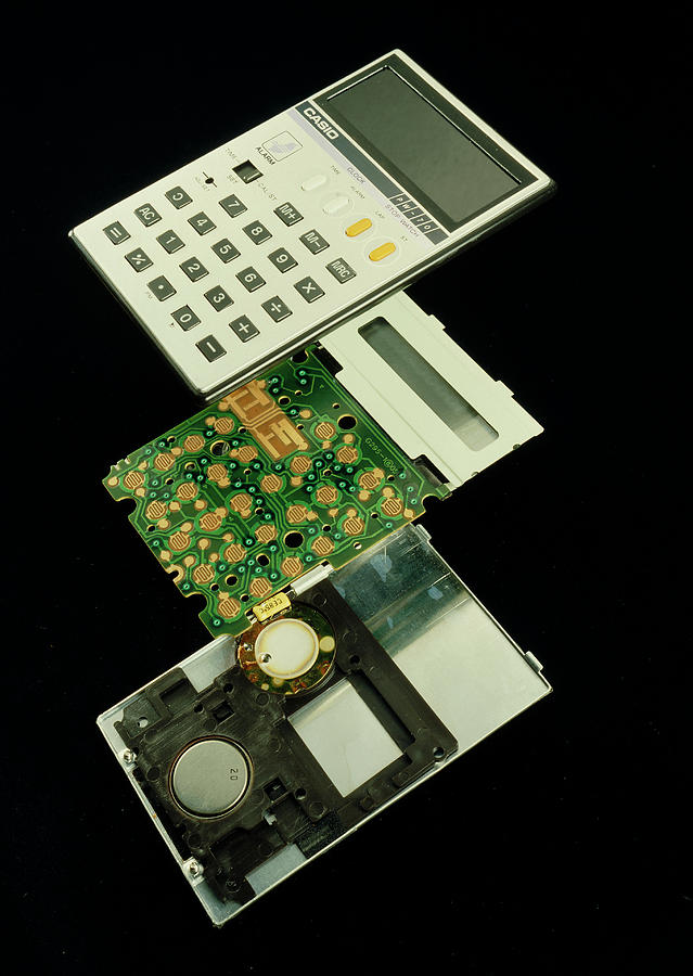 Pocket Calculator Internals Photograph by Martin Dohrn/science Photo Library