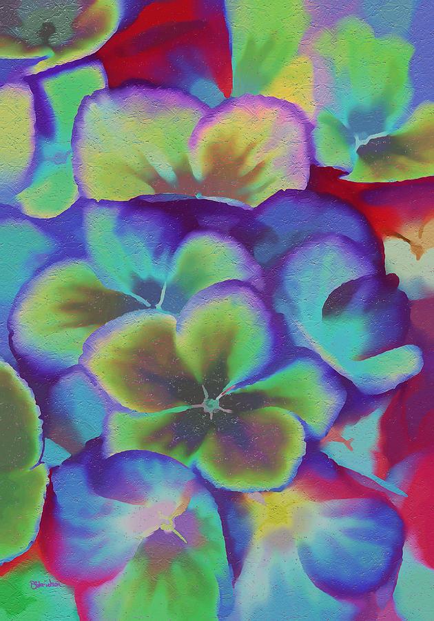 Flower Digital Art - Pocket Full of Pansies by Peggy Gabrielson