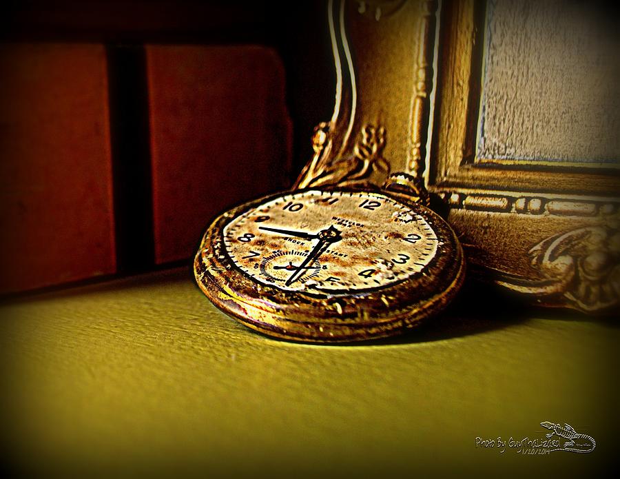 Book Photograph - Pocket Watch by Guy Hoffman