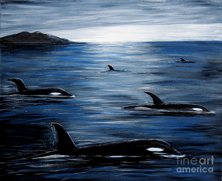 Pod on a Mission Painting by Barbara A Griffin
