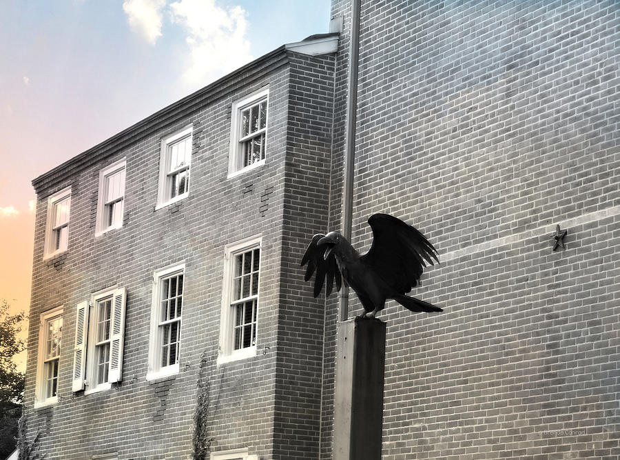 Philadelphia Photograph - Poe House by Dark Whimsy