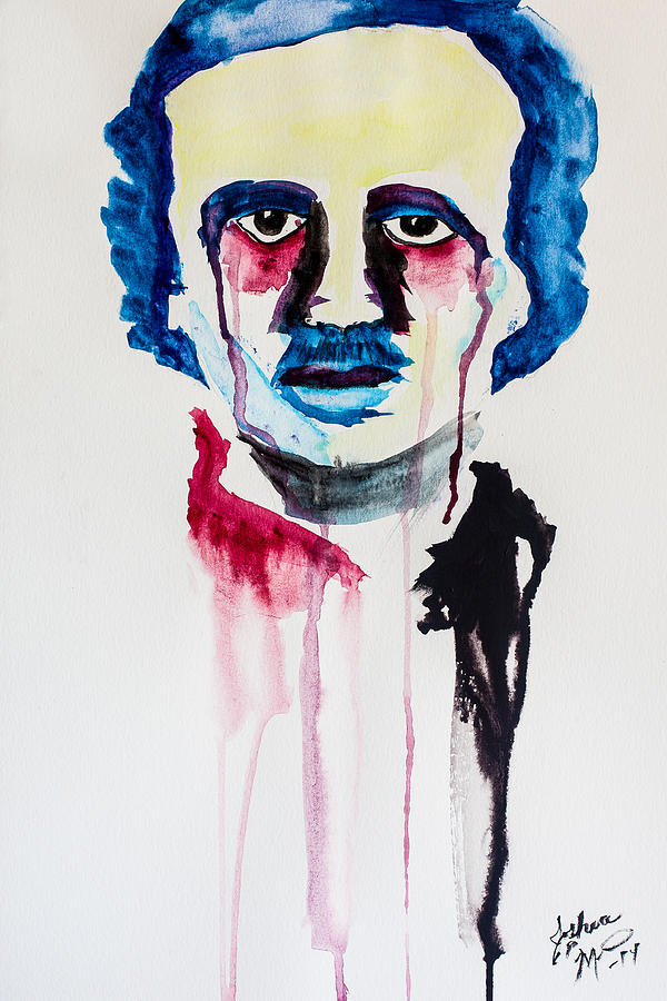 Poe Painting by Joshua Minso