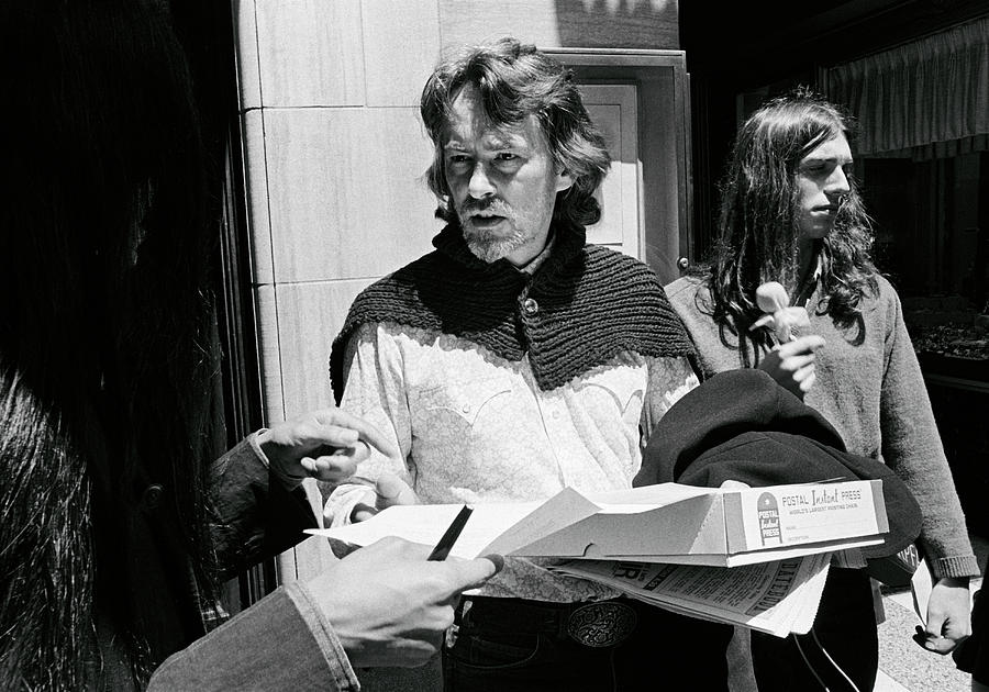 San Francisco Photograph - Poet Michael McClure by Underwood Archives Adler