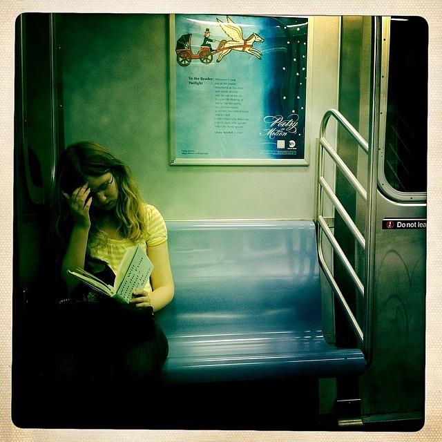 Nycsubway Photograph - Poetry In Motion by Natasha Marco