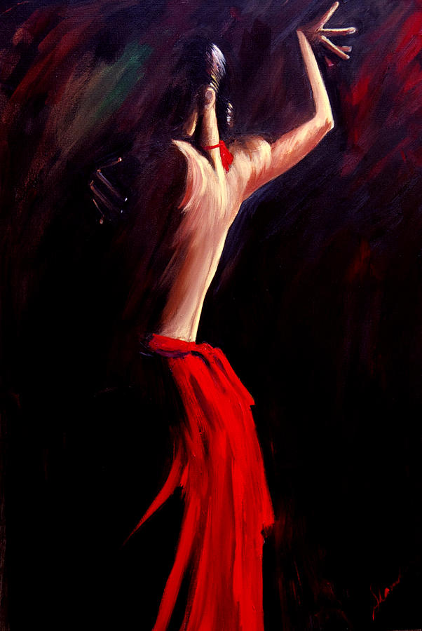 Poetry in Motion Painting by Sheri Sharareh Chakamian