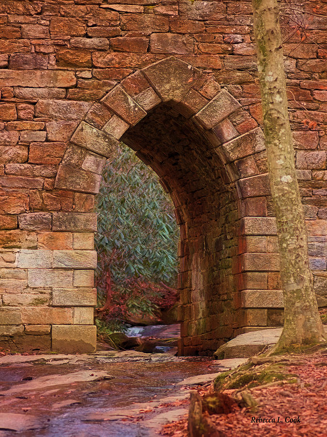 Poinsett Bridge Arch Photograph by Bellesouth Studio