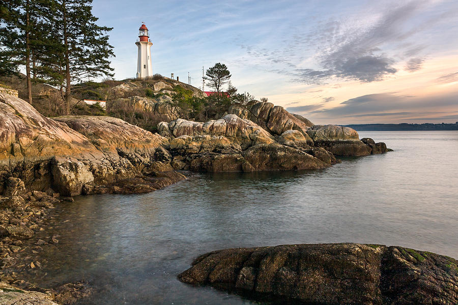Point Atkinson Lighthouse in West Vancouver Photograph by Michael Russell