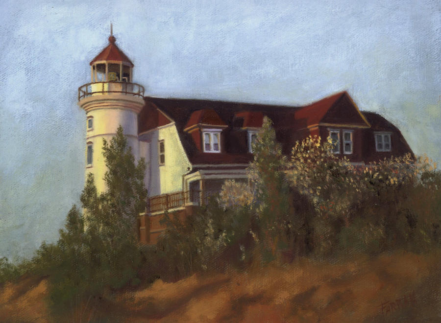 Point Betsie Lighthouse Painting By Diana Farran - Fine Art America