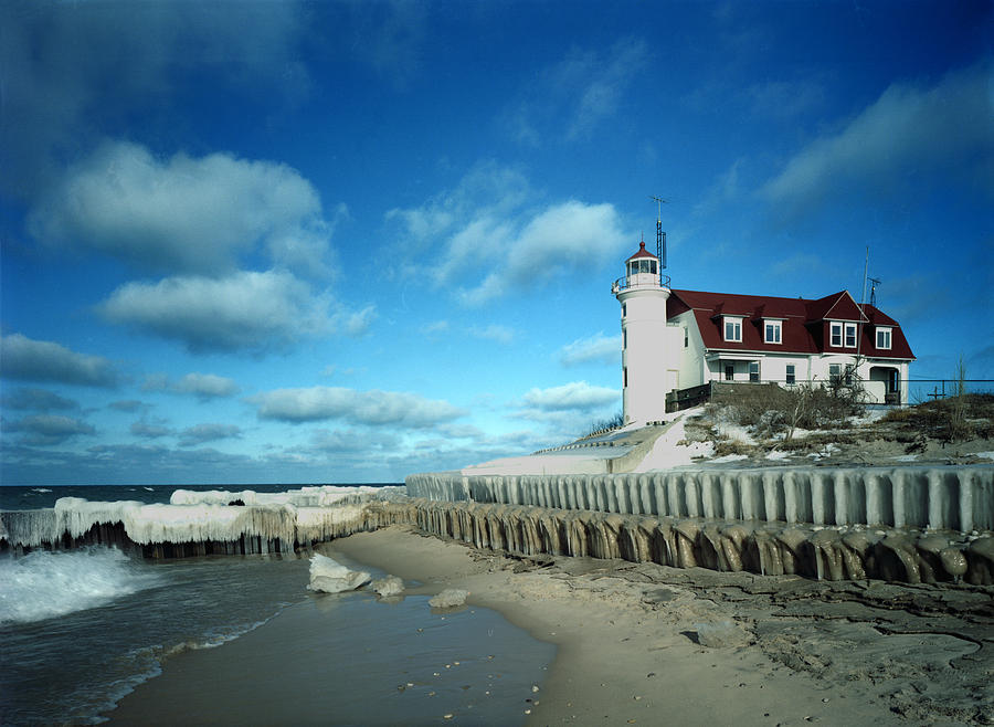 Point Betsie Winter of 89 Photograph by Kris Rasmusson
