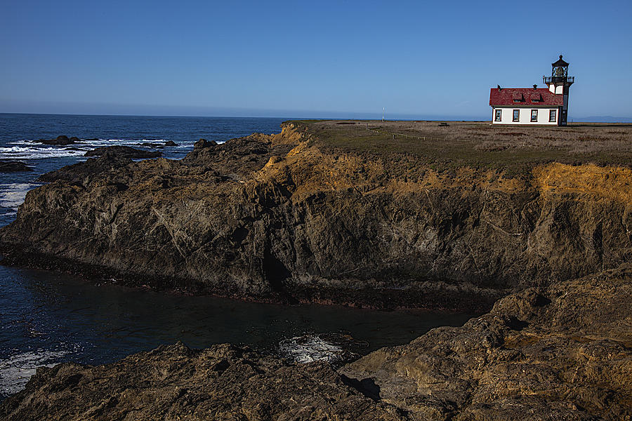 Lighthouse Photograph - Point Cabrillo Lighthouse by Garry Gay