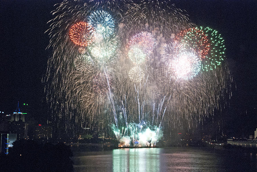 Point Fireworks Photograph by Pete Galinowski Pixels