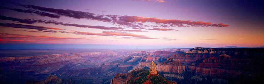 Grand Canyon National Park Photograph - Point Imperial At Sunset, Grand Canyon by Panoramic Images