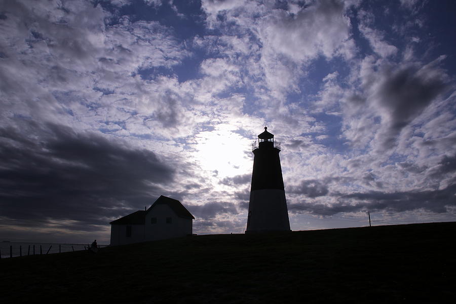 Point Judith Light Photograph by Andrea Galiffi