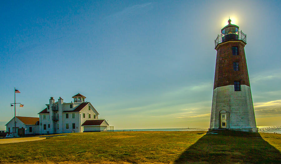 Point Judith Light Photograph by Brian MacLean