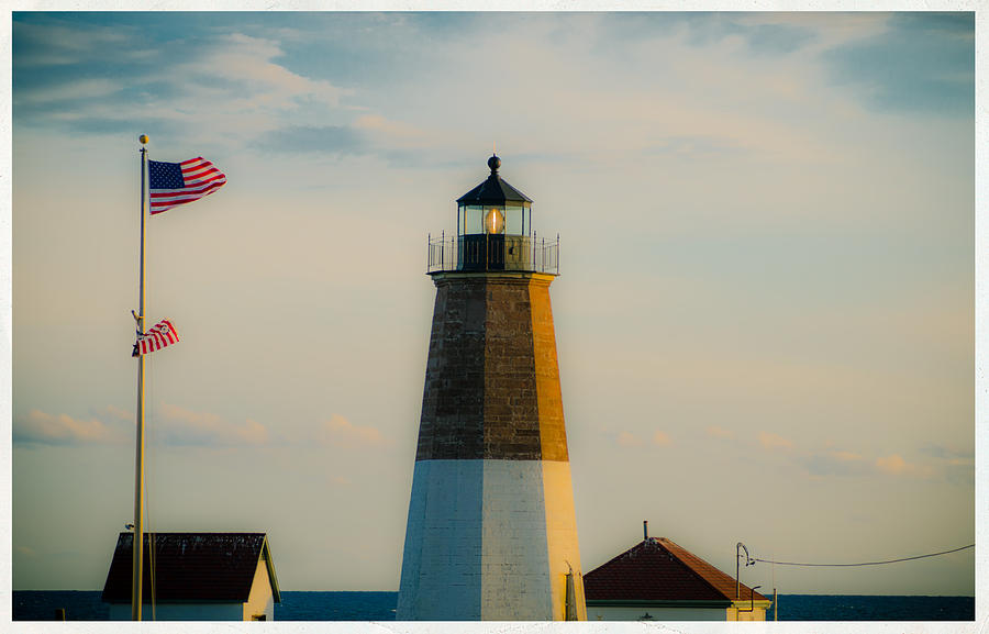 Point Judith Light Photograph By Jaime Lind - Pixels