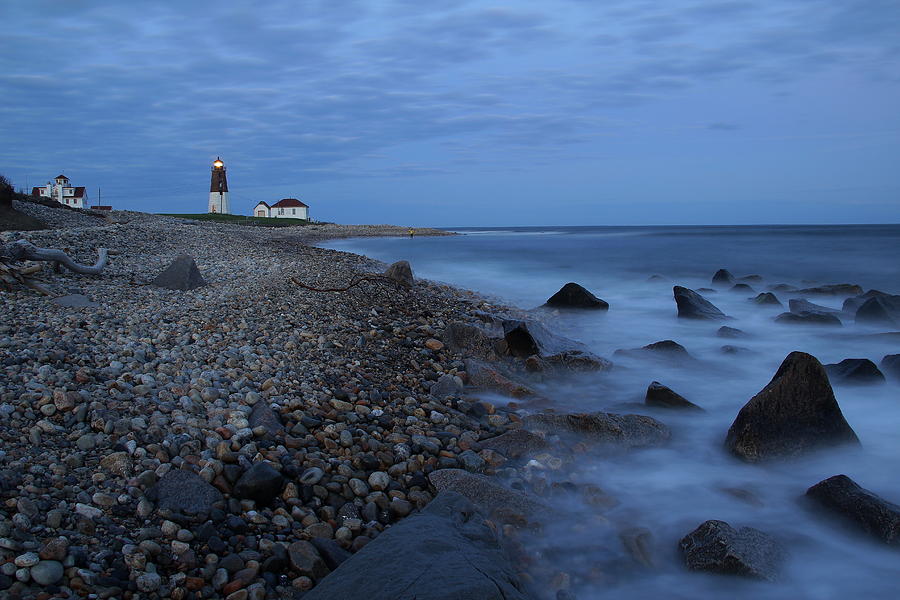 Point Judith lighthouse Photograph by Andrea Galiffi