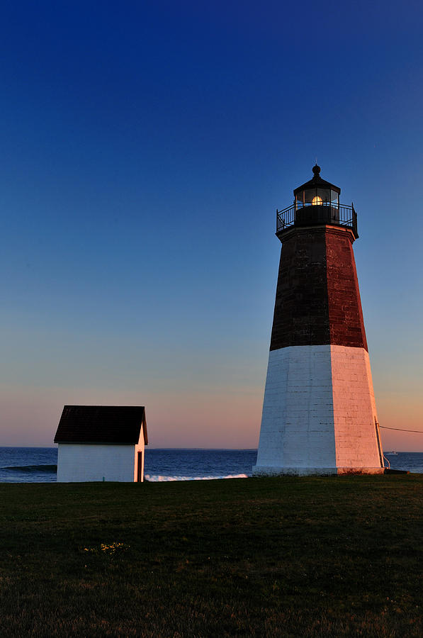 Point Judith Light Photograph by TS Photo