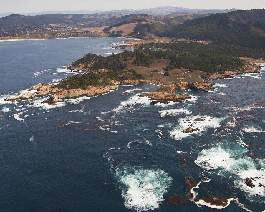 Nature Photograph - Point Lobos Aerial by Neal Martin Nature Photograph - Point Lobos Aerial by Neal Martin