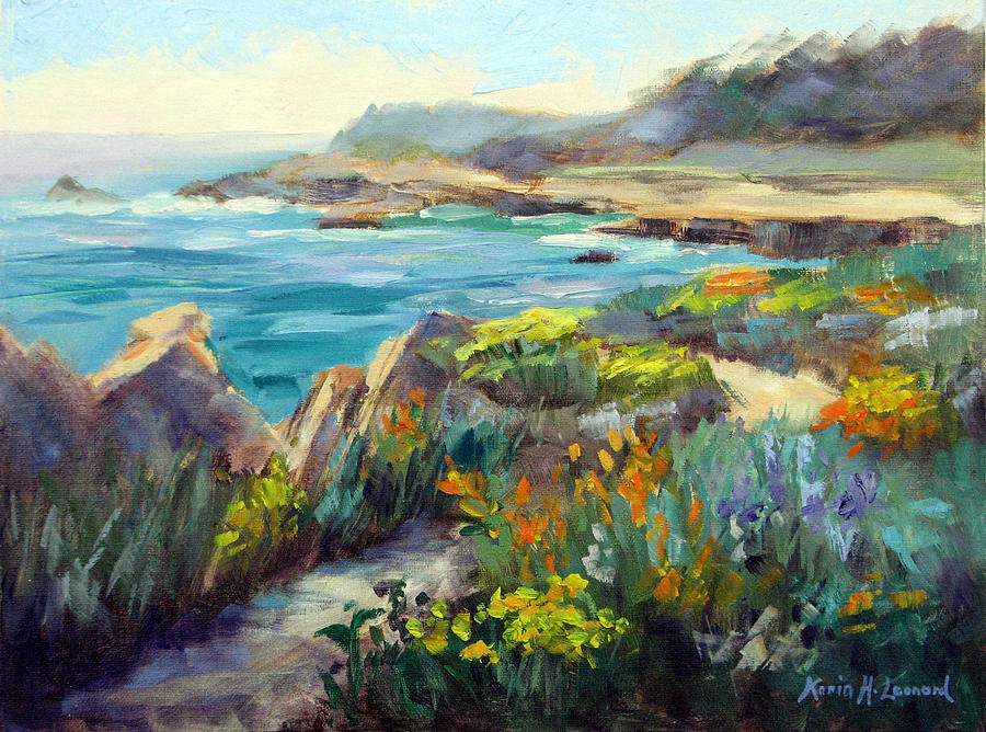 Point Lobos Wildflowers Painting