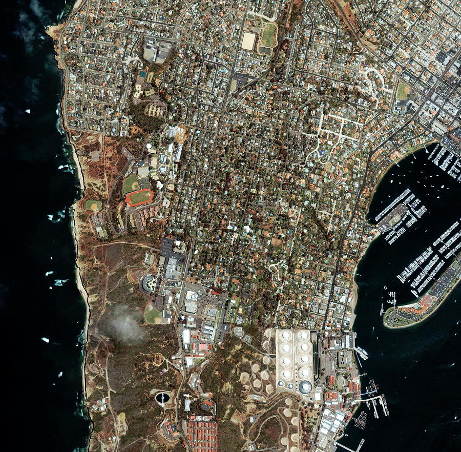 Point Loma Photograph by Geoeye/science Photo Library