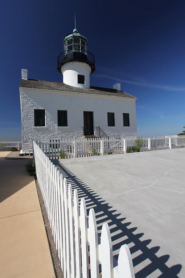 Point Loma Light House Photograph by Stephen Dennstedt