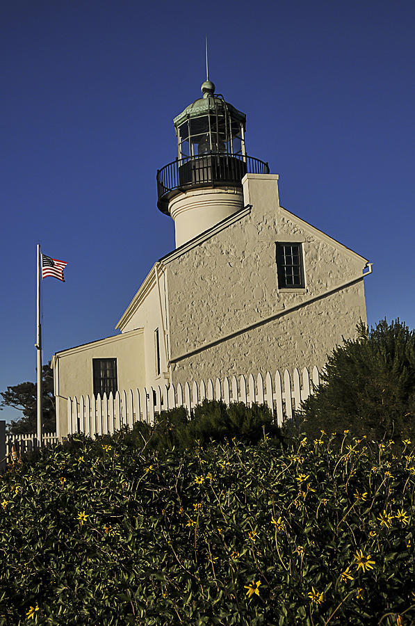 Point Loma Lighthouse Photograph by Lee Kirchhevel