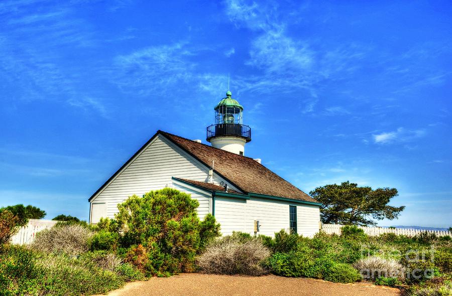 Point Loma Lighthouse Photograph by Mel Steinhauer