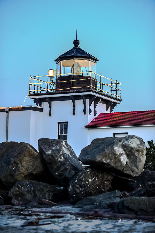 Point No Point Lighthouse - January Photograph by Ronda Broatch
