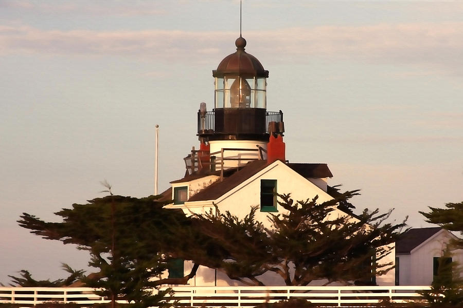 Point Pinos Lighthouse Photograph by Art Block Collections