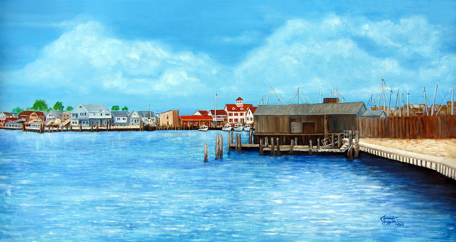 Point Pleasant Beach NJ before Sandy Painting by Leonardo Ruggieri