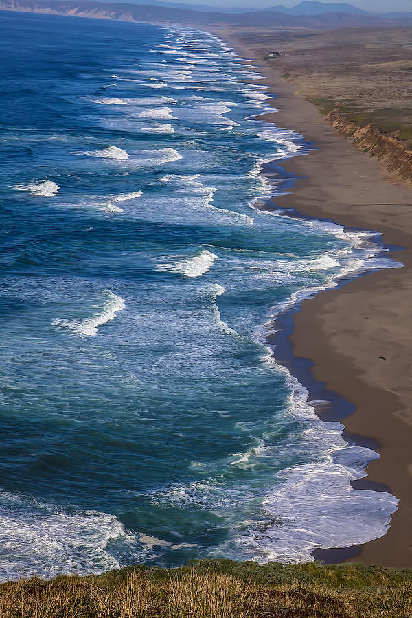 Beach Photograph - Point Reyes Long Beach by Garry Gay