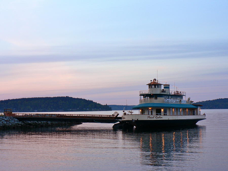Point Ruston Ferry Photograph by Jean Wright