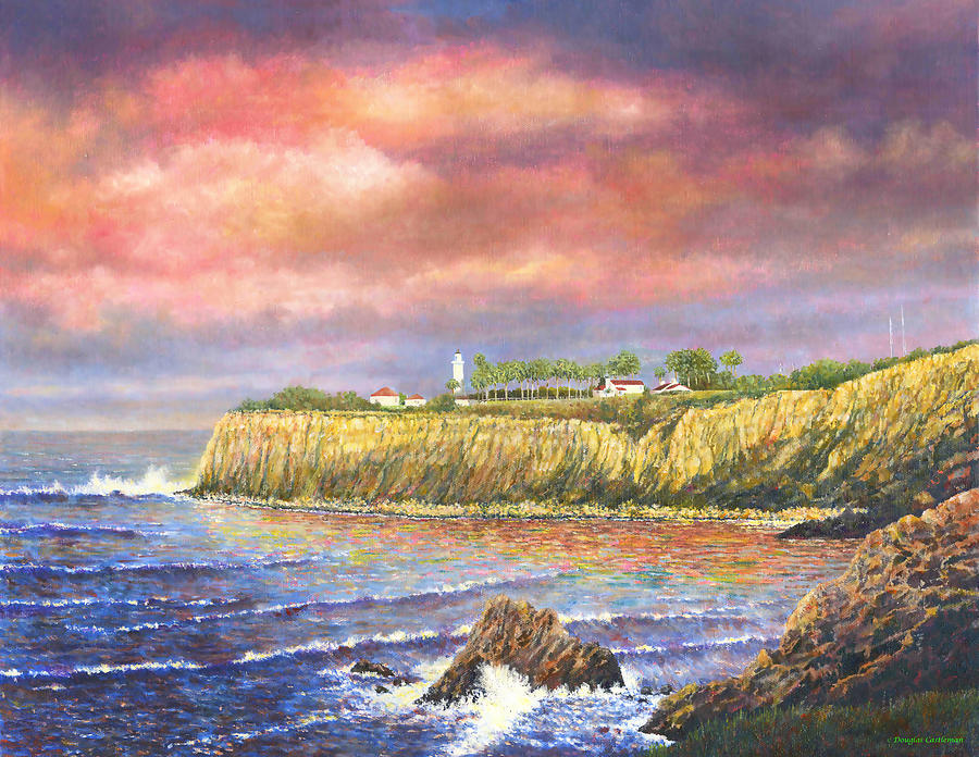 Point Vicente Lighthouse Painting by Douglas Castleman