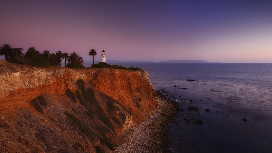 Point Vicente Lighthouse - Sunset Panorama - Rancho Palo Verdes Photograph by Photography  By Sai
