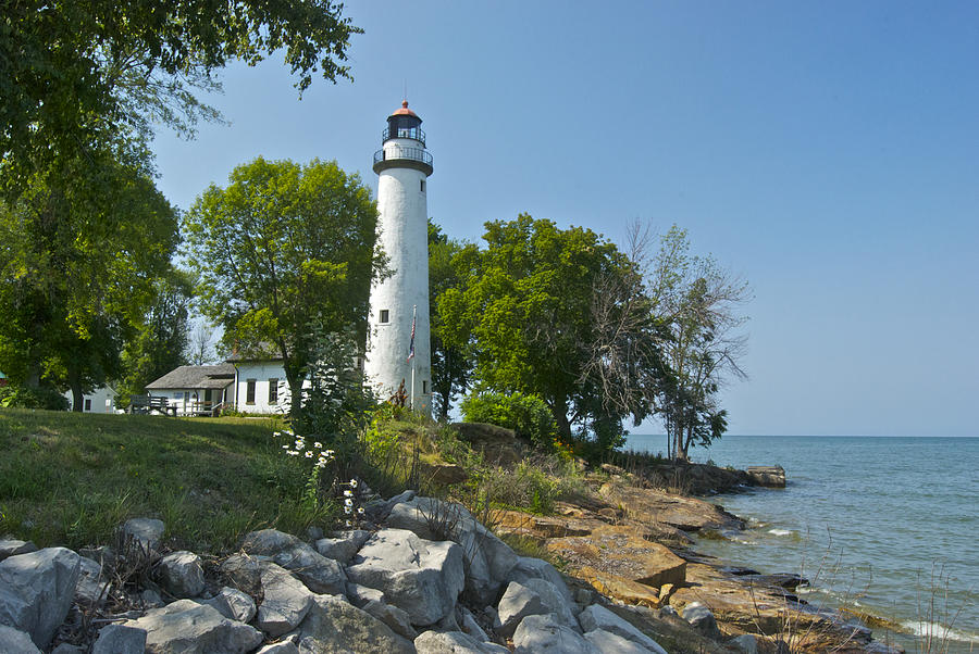 Pointe Aux Barques Lighthouse Photograph by Michael Peychich