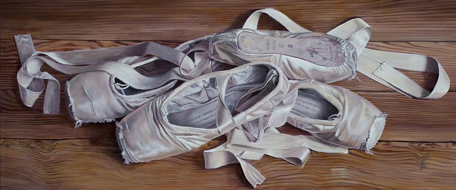 Pointe Shoes Painting by Kevin Aita