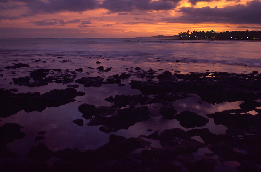Poipu Tide Pools at Sunset Photograph by Morris McClung Fine Art America