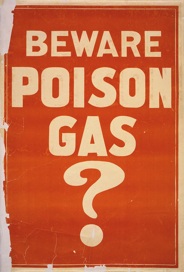 1914 Painting - Poison Gas Poster, 1914 by Granger