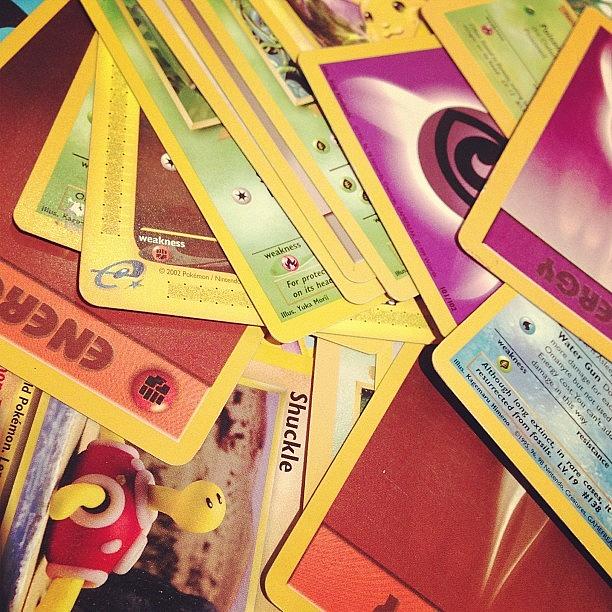 Cards Photograph - #pokemon #cards After Playing The by Kieffer Meridew
