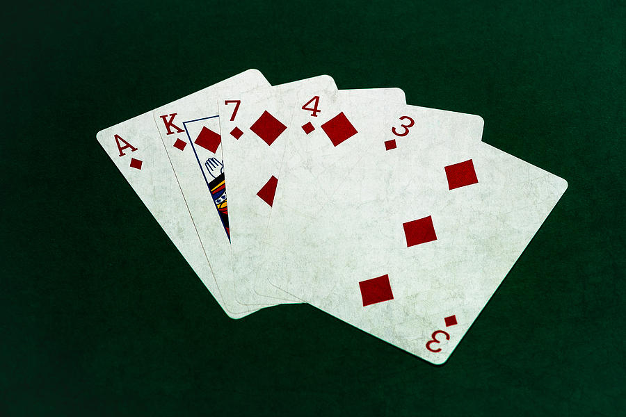 Poker Hands - Flush 4 Photograph by Alexander Senin