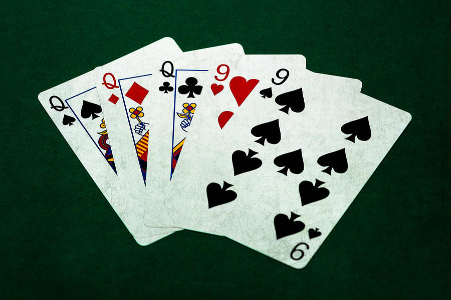 Poker Hands - Full House 1 Photograph by Alexander Senin