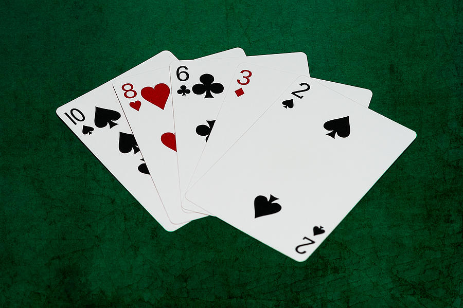 Poker Hands - High Card 4 v.2 Photograph by Alexander Senin