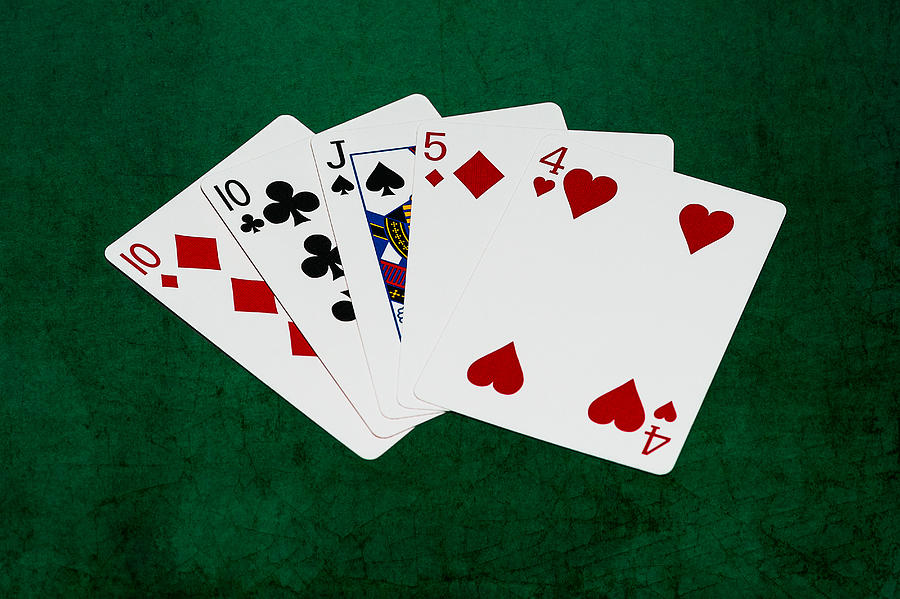 Poker Hands - One Pair 4 v.2 Photograph by Alexander Senin