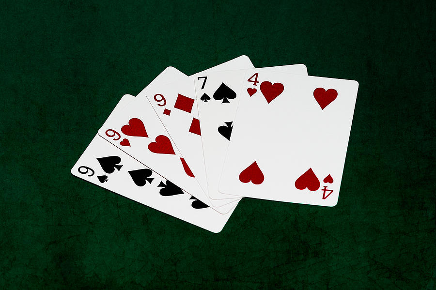 Poker Hands - Three Of A Kind 2 v.2 Photograph by Alexander Senin