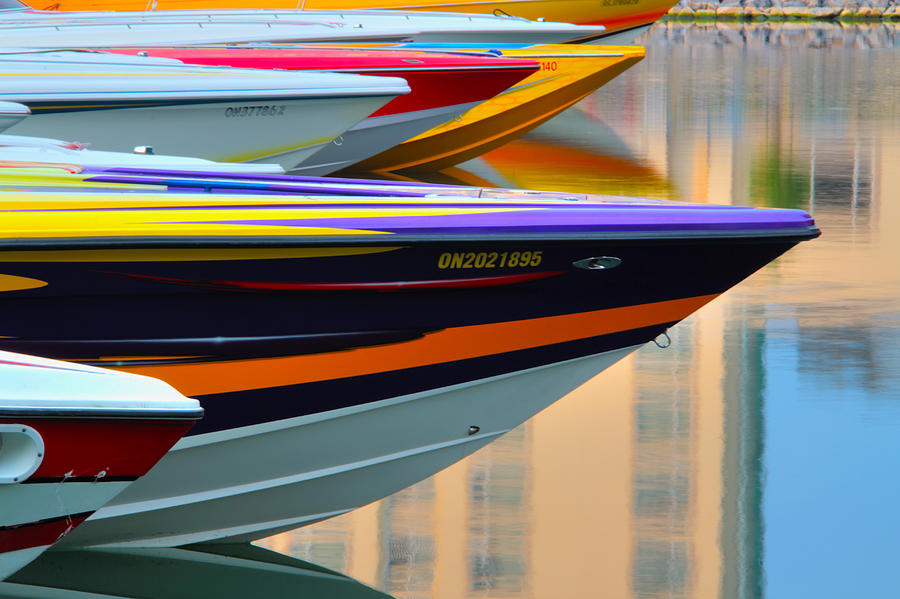 Boat Photograph - Poker Run 3 by Jim Vance