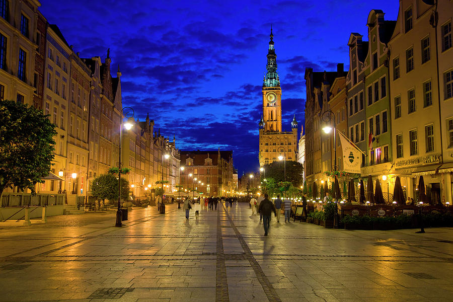 Poland, Gdansk Plaza For Walking Photograph by Jaynes Gallery - Pixels